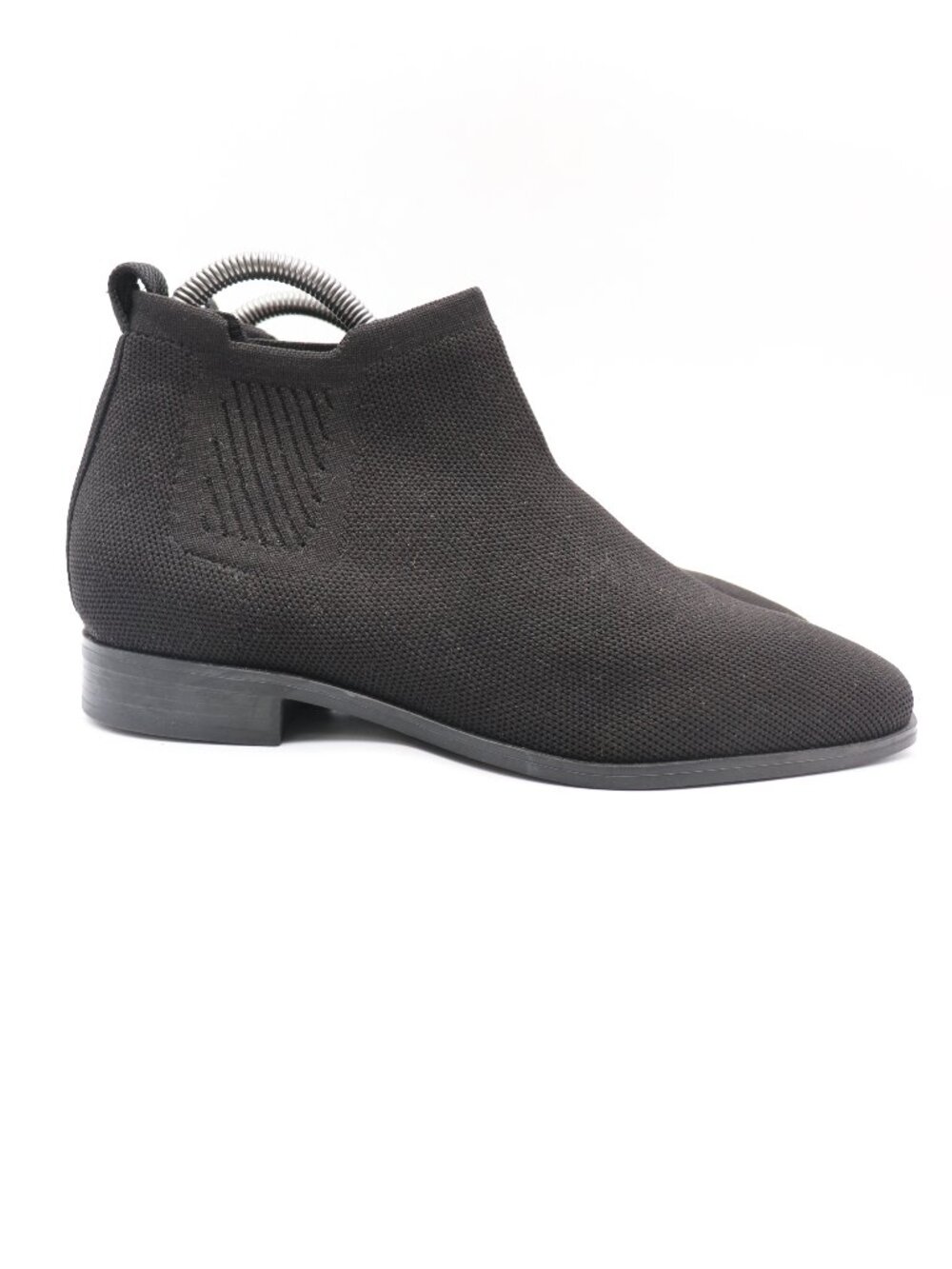 Vivaia Square Toe Women's Size EU 39.5 Pull On Ankle Chelsea Boots Black Shoes